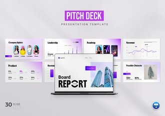 年度董事会报告财务分析经营总结Keynote模板 - 顶尖PPT