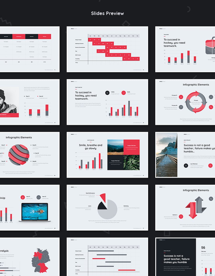 业务合作商业融资项目数据分析通用keynote模板 - 顶尖PPT