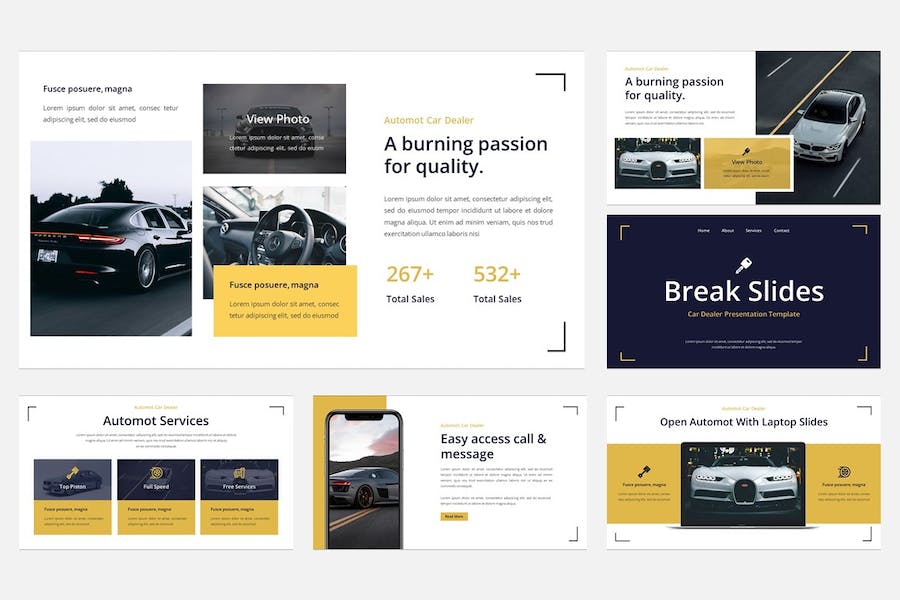 汽车销售经销商推介方案PPT模板 - 顶尖PPT
