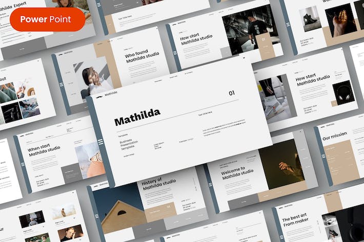 简约设计国外商业商务通用PPT模板 - 顶尖PPT