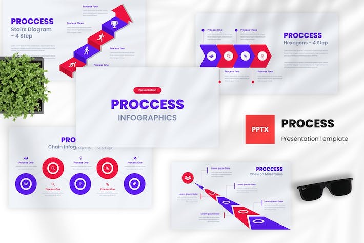 业务流程规划展示图表分析PPT模板 - 顶尖PPT