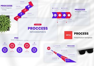 业务流程规划展示图表分析PPT模板 - 顶尖PPT