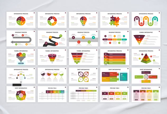 商业信息图PowerPoint模板 - 顶尖PPT