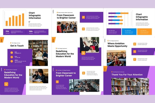 金融教育行业主题PPT模板 - 顶尖PPT