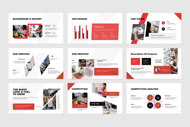 商业计划书PowerPoint模板 - 顶尖PPT