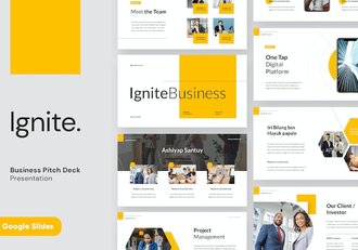 点燃创意商务广告营销推介PPT模板 Retry - 顶尖PPT