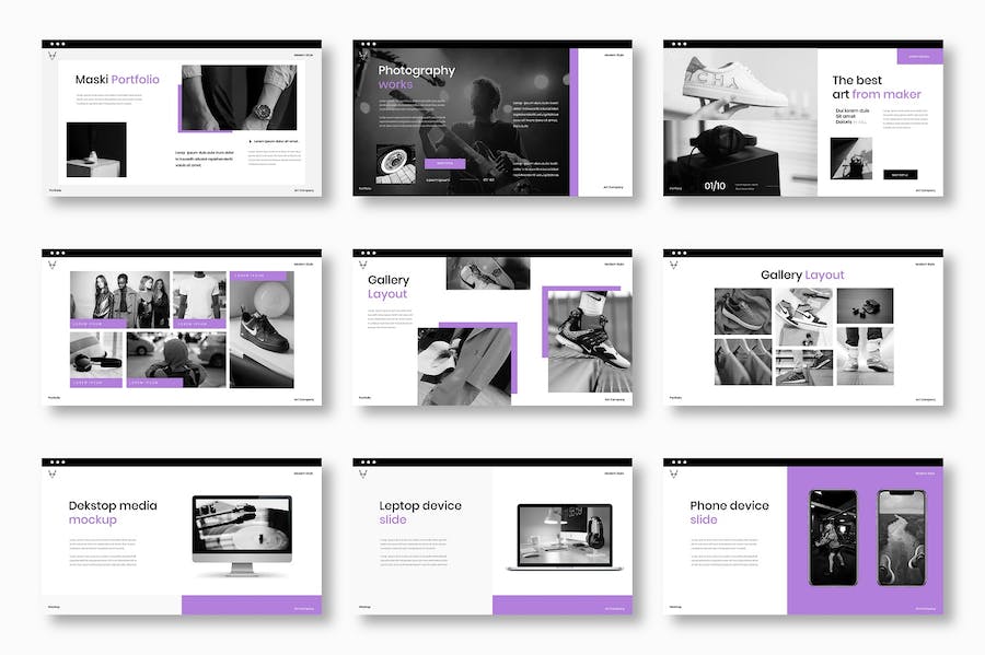 商务企业产品服务推广营销Keynote模板 - 顶尖PPT