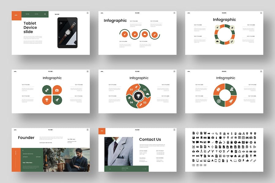 商务团队展示产品推广keynote模板 - 顶尖PPT
