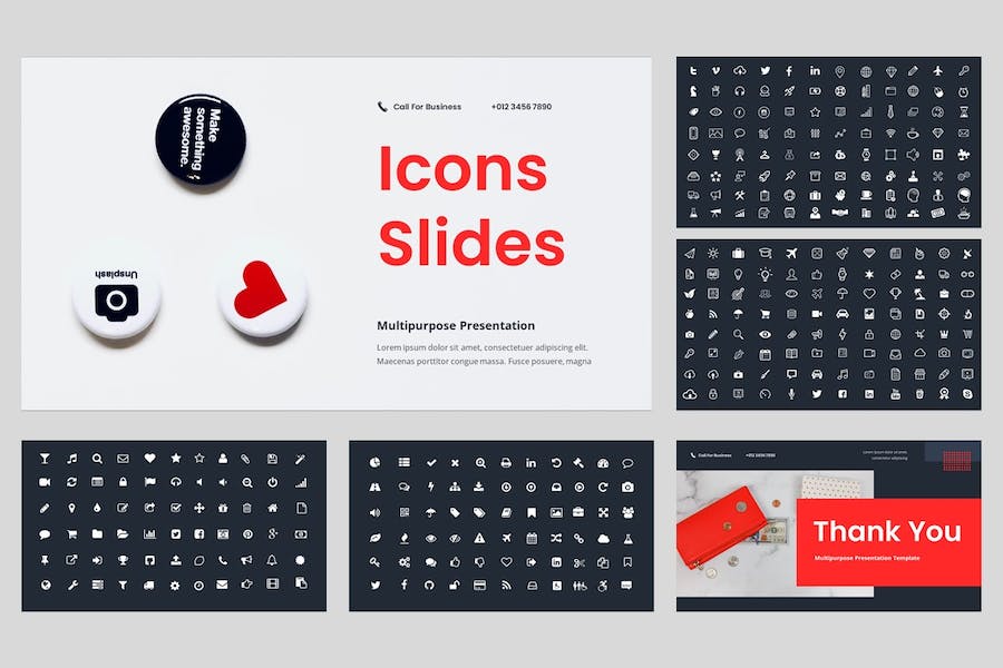 创意多用途讲述展示设计应用推广PPT模板 - 顶尖PPT