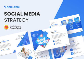 社交媒体平台运营战略规划PowerPoint模板 - 顶尖PPT