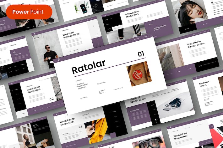 商务商业摄影展示业务合作团队展示PPT模板 - 顶尖PPT