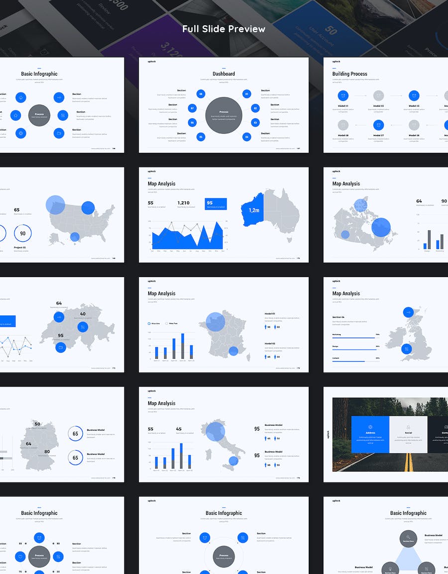 企业营销策划数据分析多用途keynote模板 - 顶尖PPT