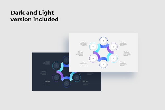 循环动画PowerPoint信息图形模板 - 顶尖PPT