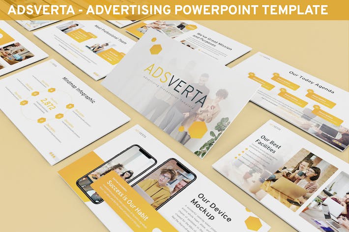 广告公司介绍PPT模板 - 顶尖PPT