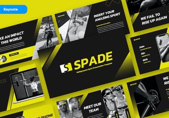 国外健身运动培训Keynote模板 - 顶尖PPT