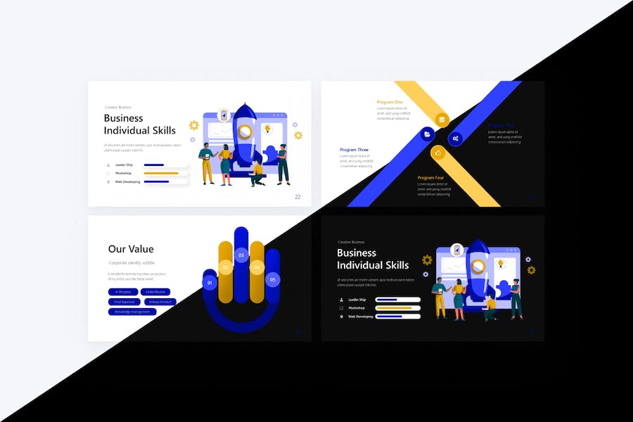 企业多用途业务合作项目会议keynote模板 - 顶尖PPT