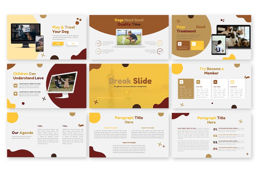 宠物节活动宣传推广PPT模板 - 顶尖PPT