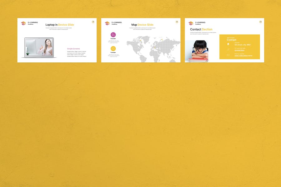 黄色简约风格教育培训演示文稿PPT - 顶尖PPT