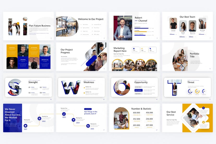 企业多用途业务合作项目会议keynote模板 - 顶尖PPT