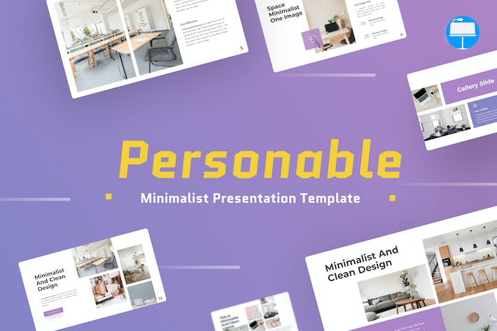 极简主义室内装修设计keynote模板 - 顶尖PPT