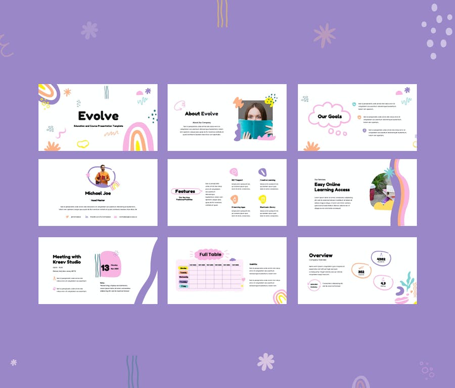 教育课程主题演示专业PPT模板 - 顶尖PPT