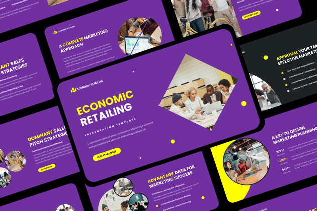 经济金融营销策略推广PPT模板 - 顶尖PPT