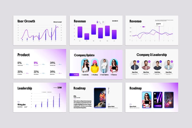 年度董事会报告财务分析经营总结Keynote模板 - 顶尖PPT