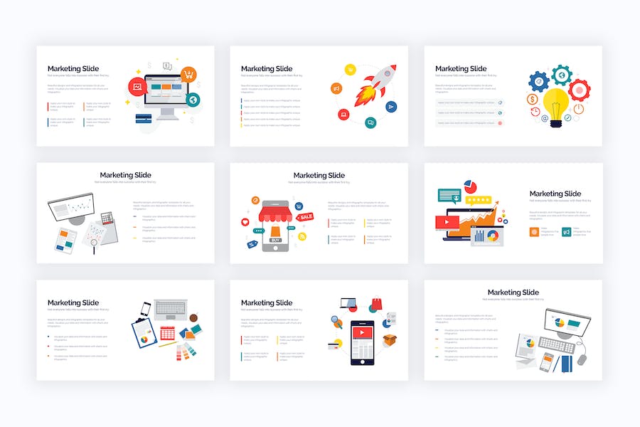 企业品牌营销推广策划方案信息图PPT模板 - 顶尖PPT