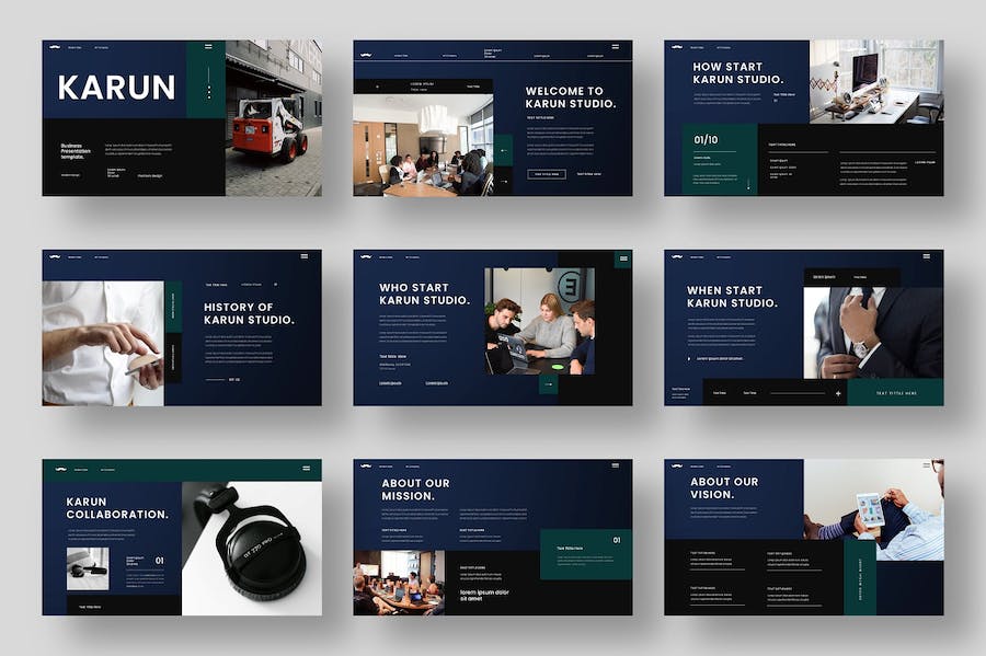 商务风格企业会议项目合作商业通用keynote模板 - 顶尖PPT
