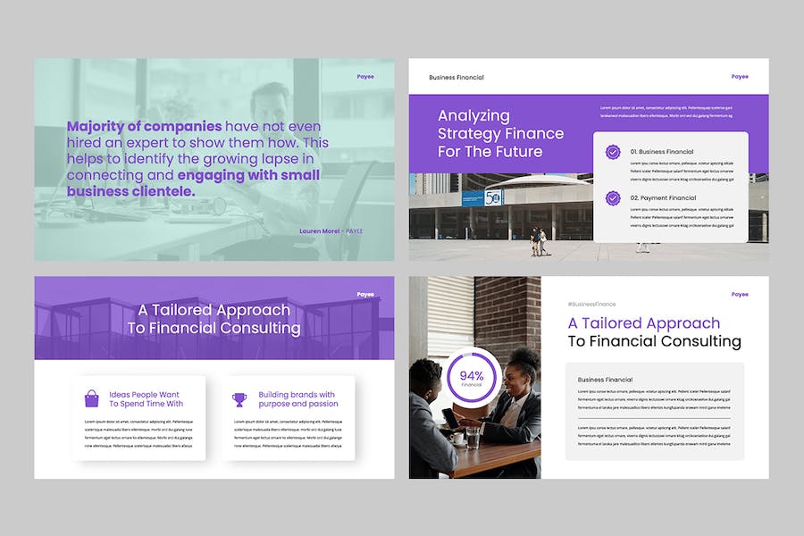 数字金融支付系统方案PPT模板 - 顶尖PPT
