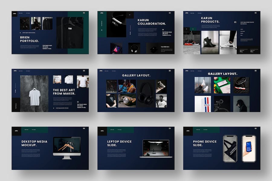 商务风格企业会议项目合作商业通用keynote模板 - 顶尖PPT