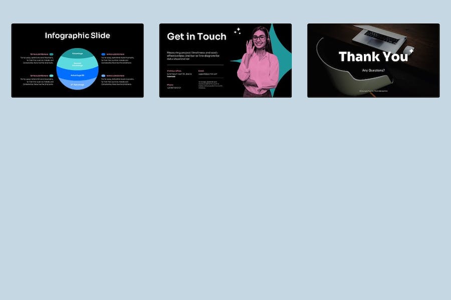 商业项目审计管理商务风格keynote模板 - 顶尖PPT