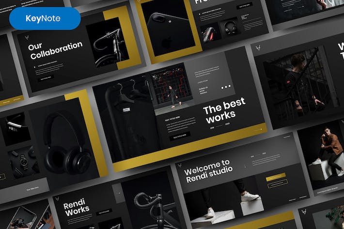 商务业务年度报告总结Keynote模板 - 顶尖PPT