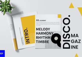 杂志风饮品饮料行业Keynote演示模板 - 顶尖PPT