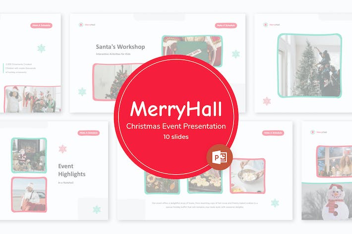 圣诞节活动方案展示PPT模板 Retry - 顶尖PPT
