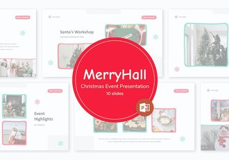 圣诞节活动方案展示PPT模板 Retry - 顶尖PPT