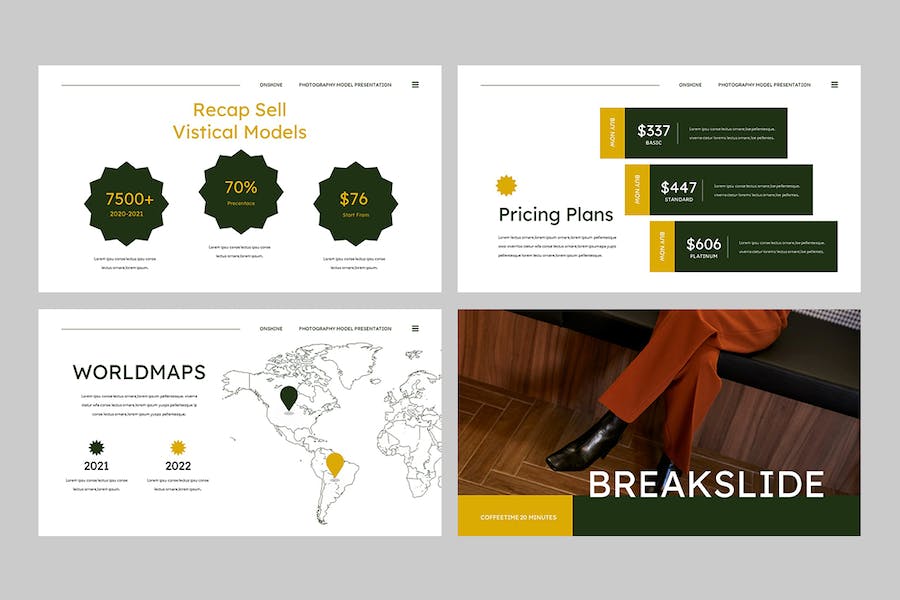 摄影创意展示宣传推介PPT模板 - 顶尖PPT