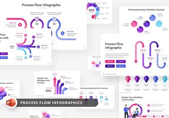 流程信息图形PPT模板 - 顶尖PPT