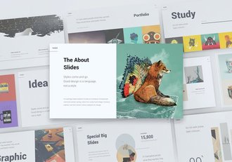 创意极简团队个人介绍商务通用keynote模板 - 顶尖PPT