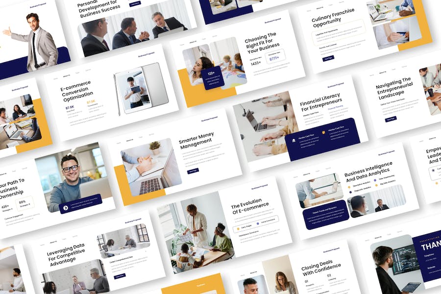 商业建议书PowerPoint模板 - 顶尖PPT