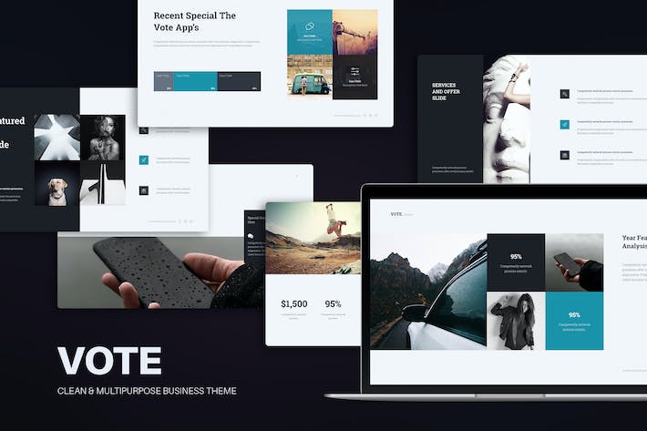 业务合作项目展示企业团队介绍通用keynote模板 - 顶尖PPT