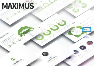 多功能商业数据图形图表国外keynote模板 - 顶尖PPT