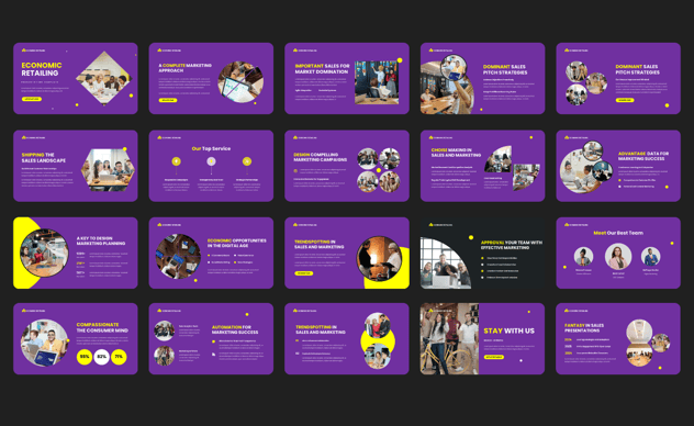 经济金融营销策略推广PPT模板 - 顶尖PPT