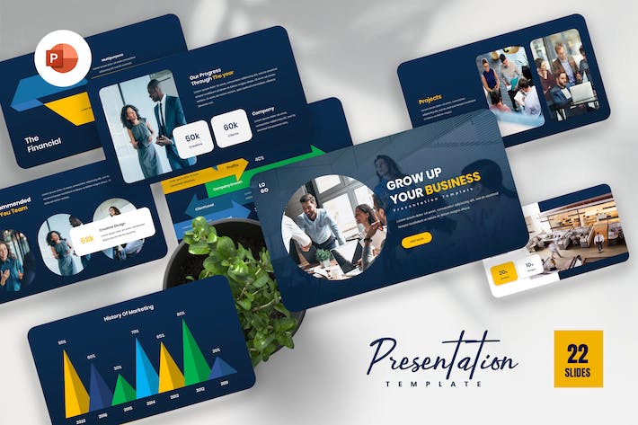 商务会议项目合作展示PPT模板 - 顶尖PPT