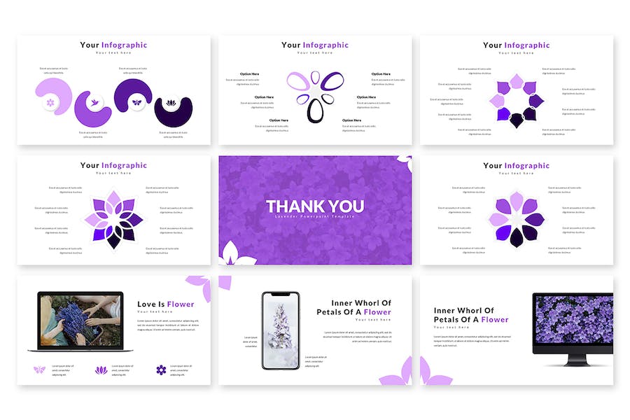 大自然植物介绍PPT模板 - 顶尖PPT