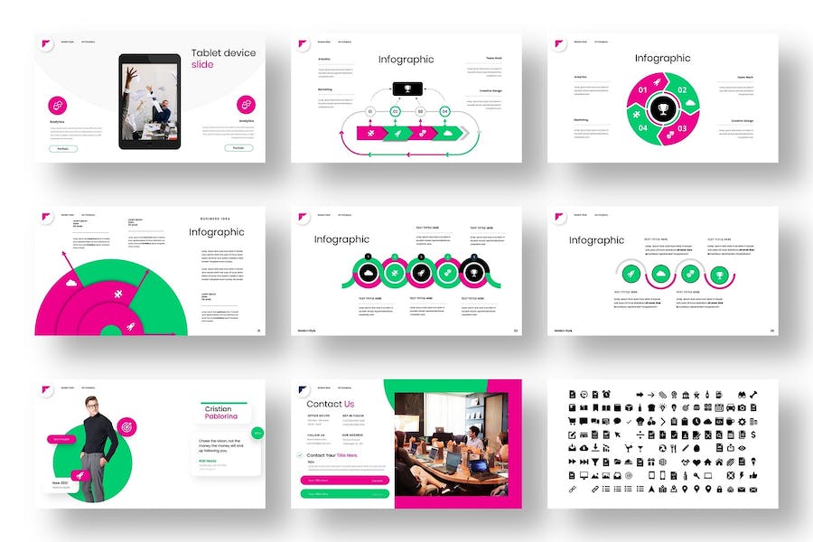 商业企业投资合作方案展示Keynote模板 - 顶尖PPT