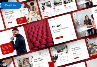 项目汇报个人简历展示商业商务苹果keynote模板 - 顶尖PPT