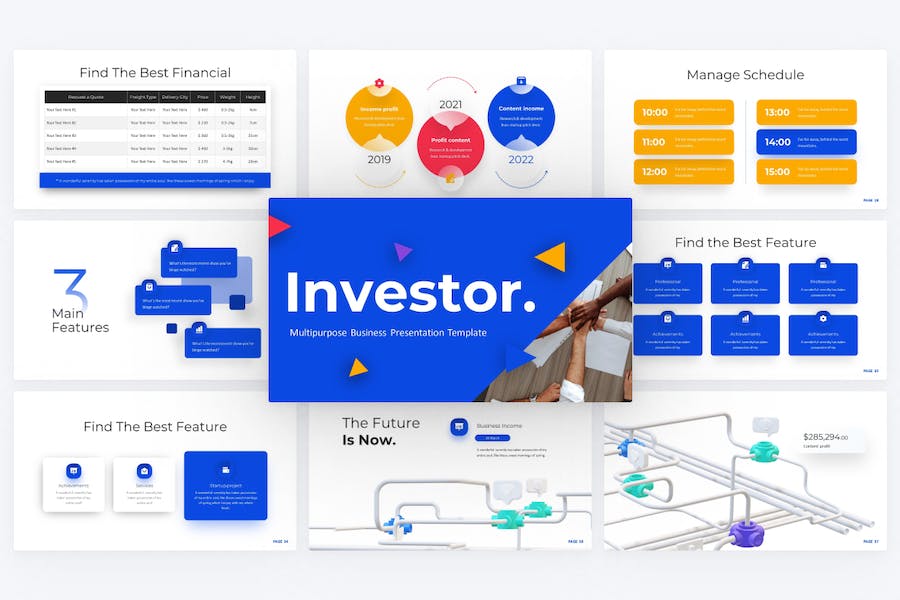 企业投资分析股东大会PPT模板 - 顶尖PPT