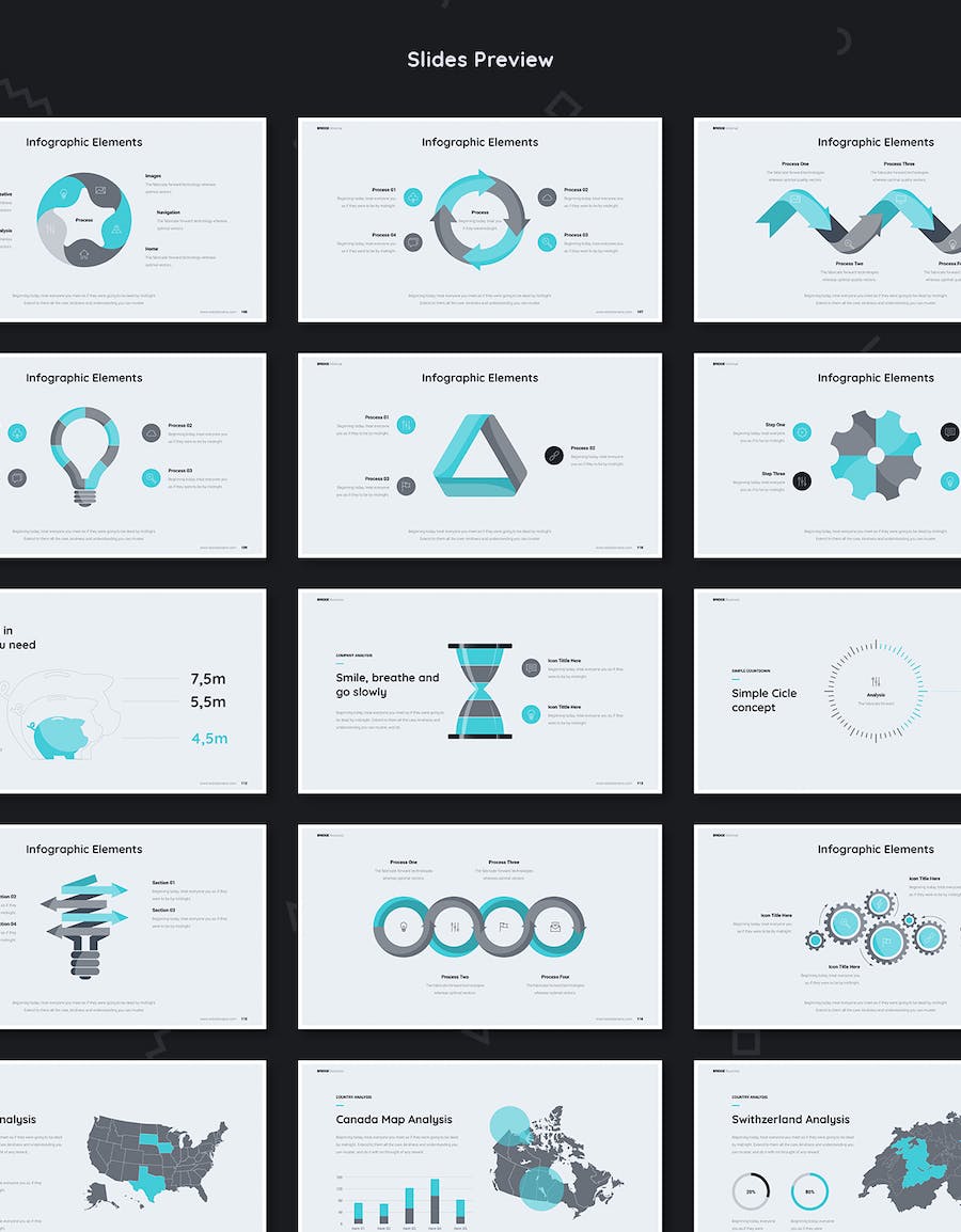 业务合作商业融资项目数据分析通用keynote模板 - 顶尖PPT