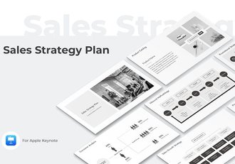 销售战略方案规划Keynote模板 - 顶尖PPT